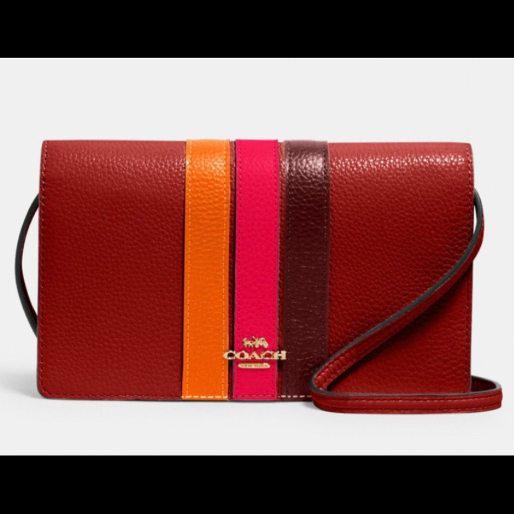 Coach multi color purse